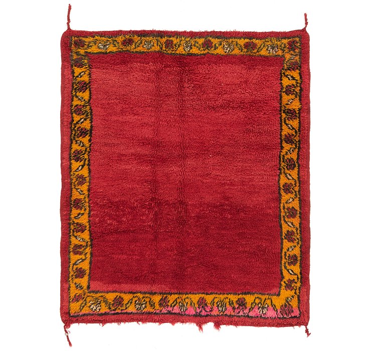 4' x 5' 4 Moroccan Rug