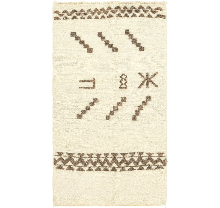 3' x 5' 6 Moroccan Rug