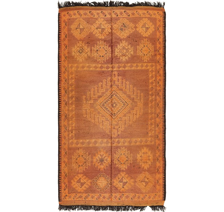 5' 7 x 10' 10 Moroccan Runner Rug