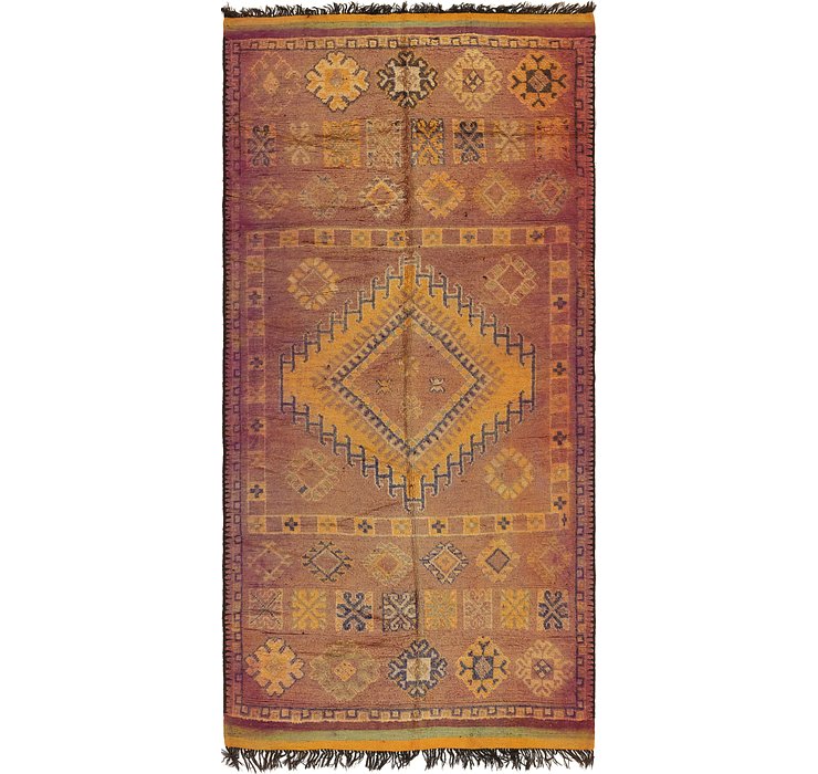 6' 10 x 14' 8 Moroccan Runner Rug