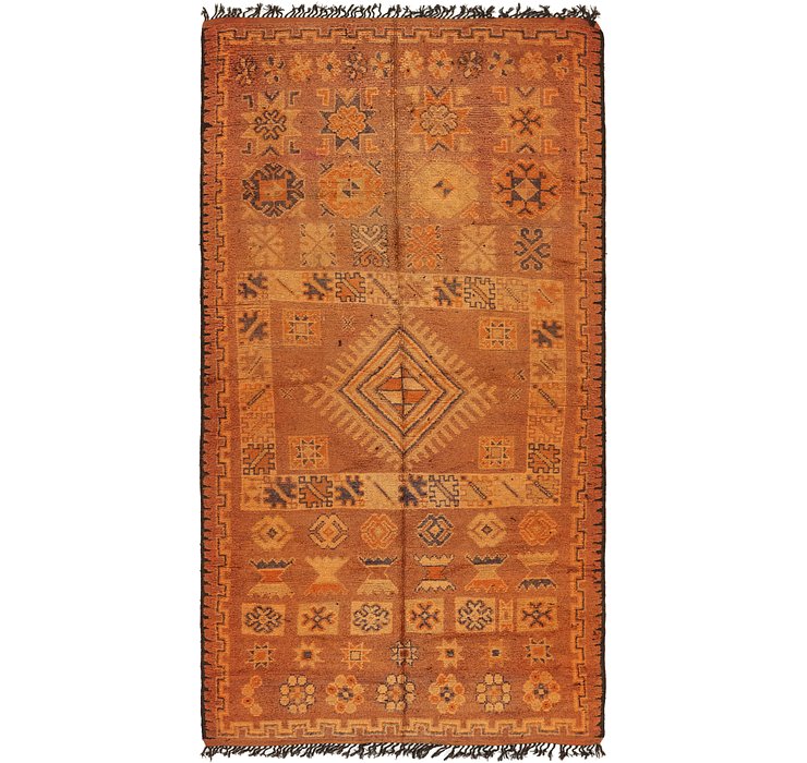 6' x 11' 2 Moroccan Runner Rug