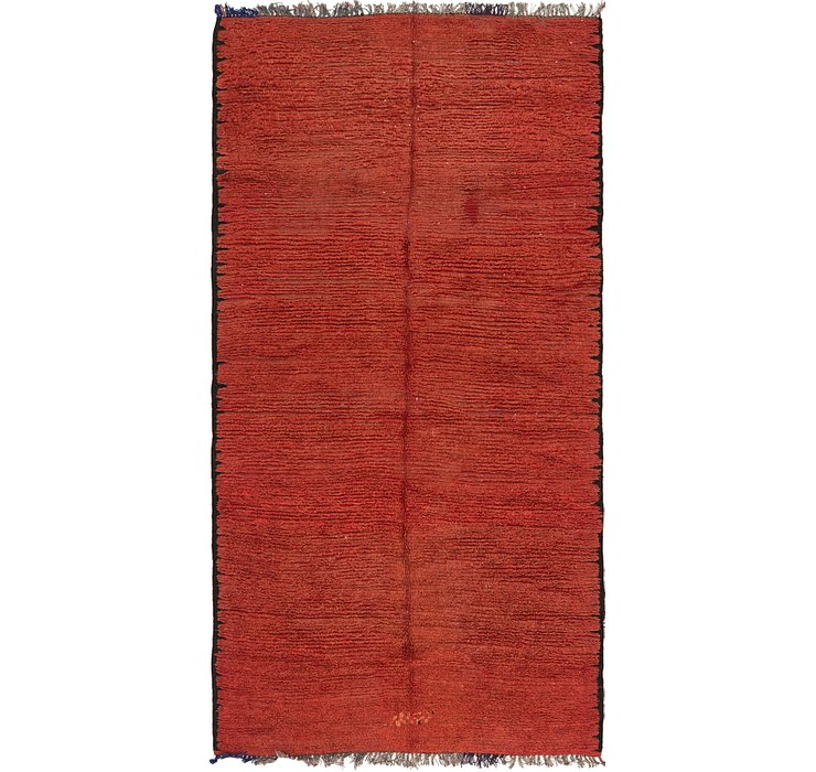4' 10 x 9' 10 Moroccan Runner Rug