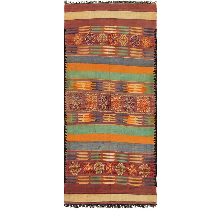 5' 9 x 13' Moroccan Runner Rug