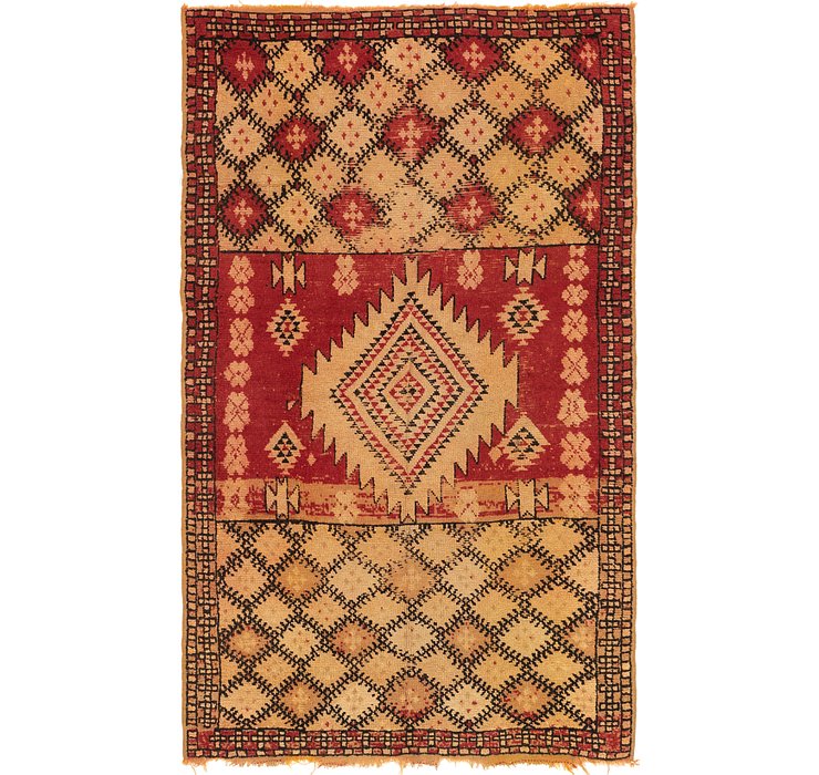 5' 4 x 9' 6 Moroccan Runner Rug