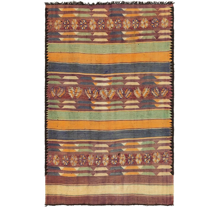 6' x 9' 7 Moroccan Rug