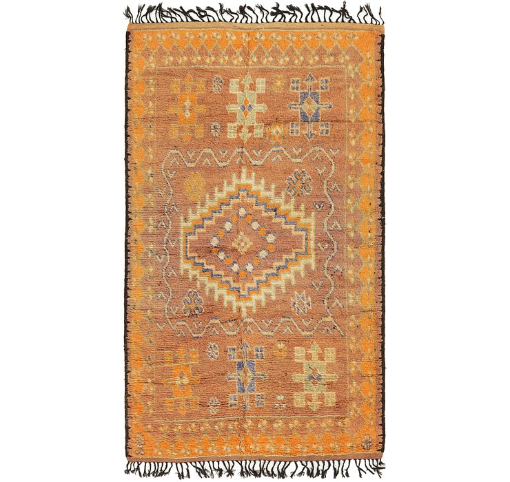 5' 8 x 10' 5 Moroccan Runner Rug