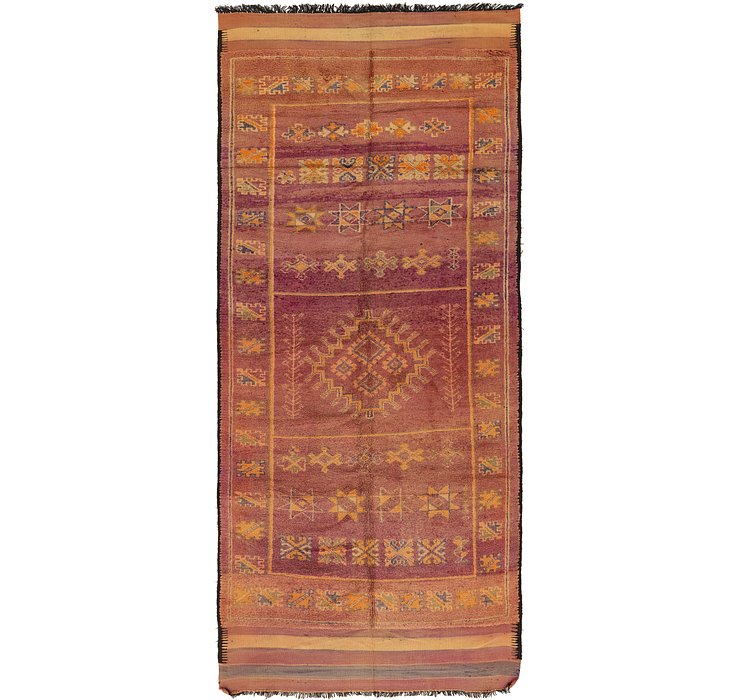 6' 5 x 15' Moroccan Runner Rug