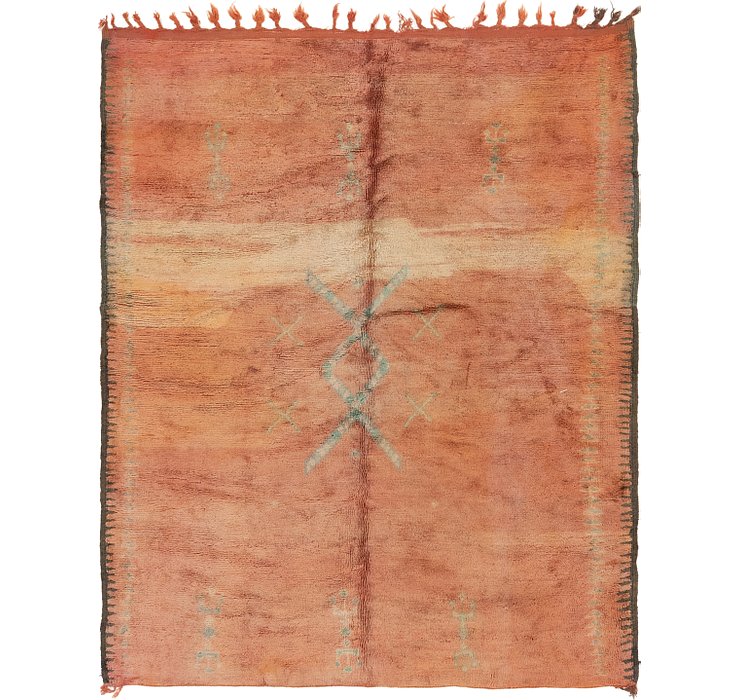 HandKnotted 6' 4 x 7' 9 Moroccan Rug
