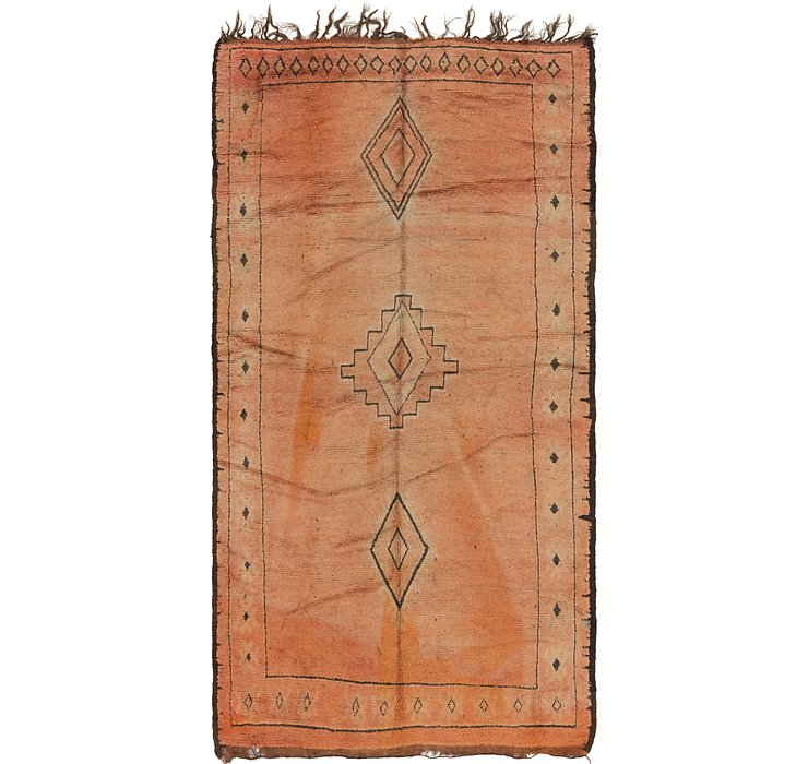 5' 7 x 10' 6 Moroccan Runner Rug