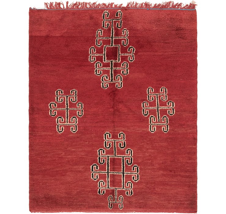 4' 10 x 5' 9 Moroccan Rug
