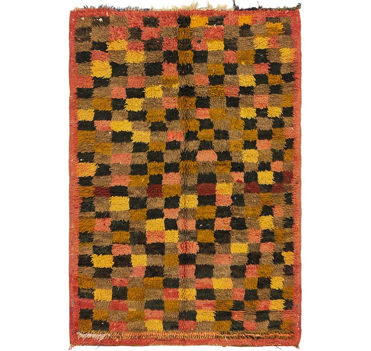 5' x 7' 8 Moroccan Rug