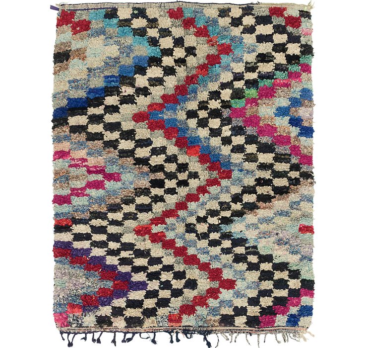 4' 7 x 6' 4 Moroccan Rug