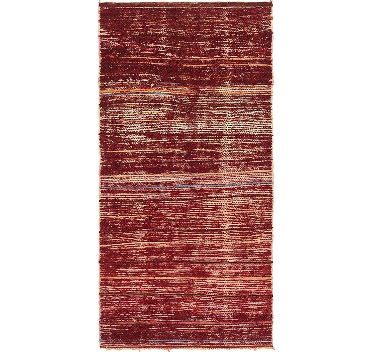 4' 7 x 9' 5 Moroccan Runner Rug