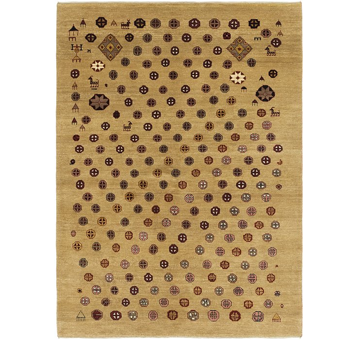 5' 7 x 8' Kashkuli Gabbeh Rug