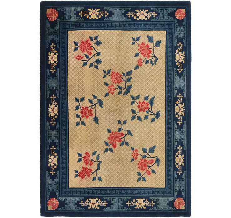 5' 5 x 8' Antique Finish Rug
