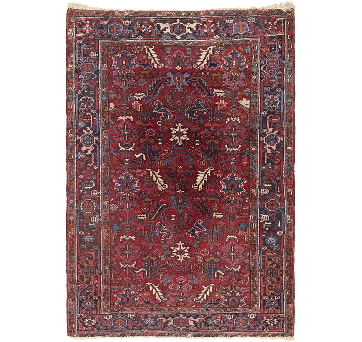 6' 2 x 9' Heriz Persian Rug