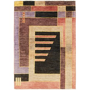 Unique Loom 3' 6 x 5' 3 Modern Ziegler Rug