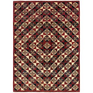 HandKnotted 5' 7 x 8' Modern Ziegler Rug