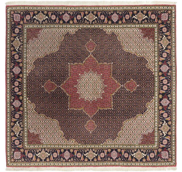 6' 6 x 6' 8 Tabriz Persian Square Rug