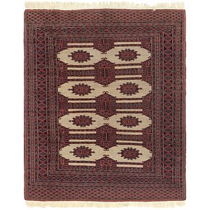4' 3 x 5' 4 Bokhara Oriental Rug