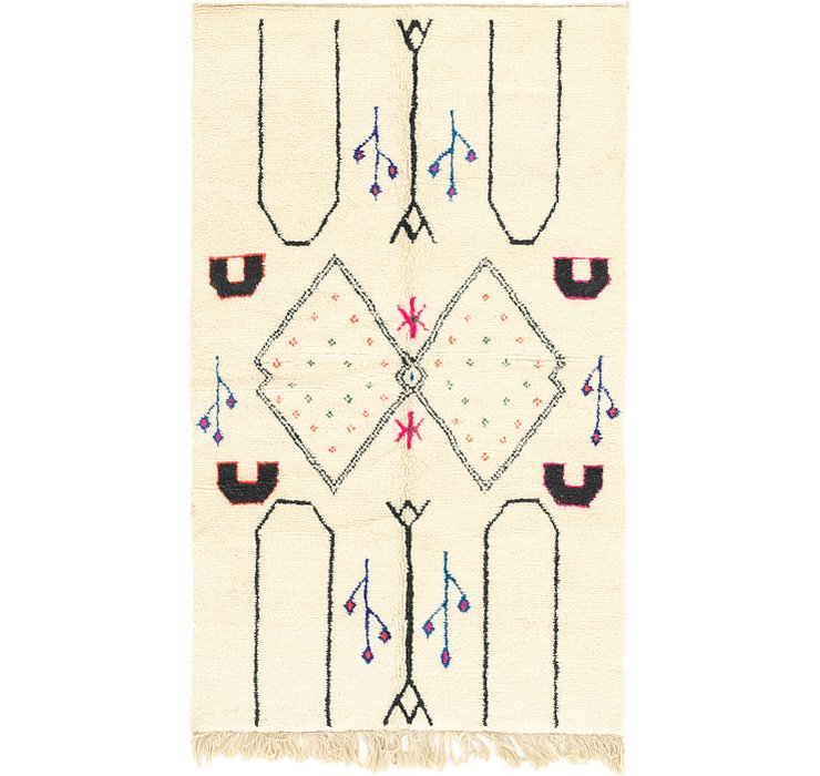 4' 9 x 8' Moroccan Rug