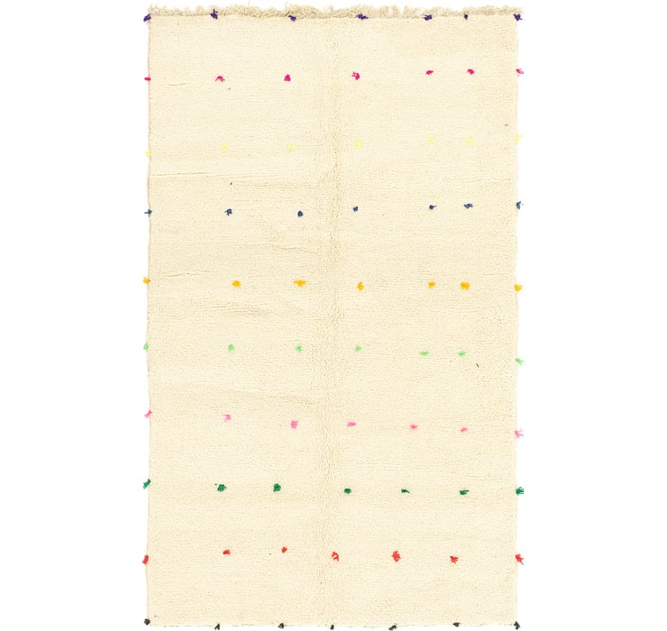 HandKnotted 5' 3 x 8' 8 Moroccan Rug