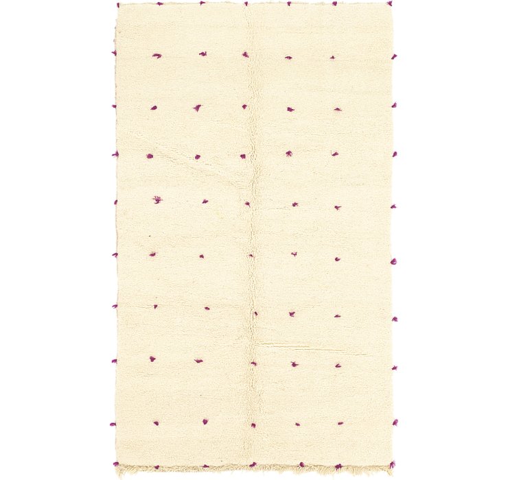 HandKnotted 5' x 8' 6 Moroccan Rug