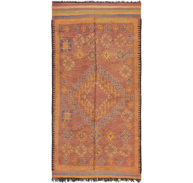 6' 5 x 12' 7 Moroccan Runner Rug