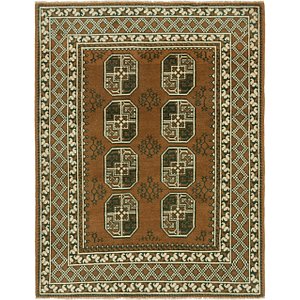 Unique Loom 5' x 6' 5 Afghan Akhche Square Rug