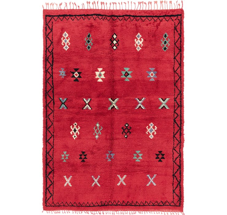 6' 2 x 9' 2 Moroccan Rug