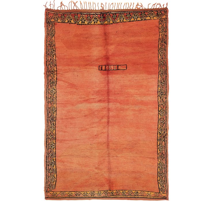 HandKnotted 5' 10 x 9' 2 Moroccan Rug