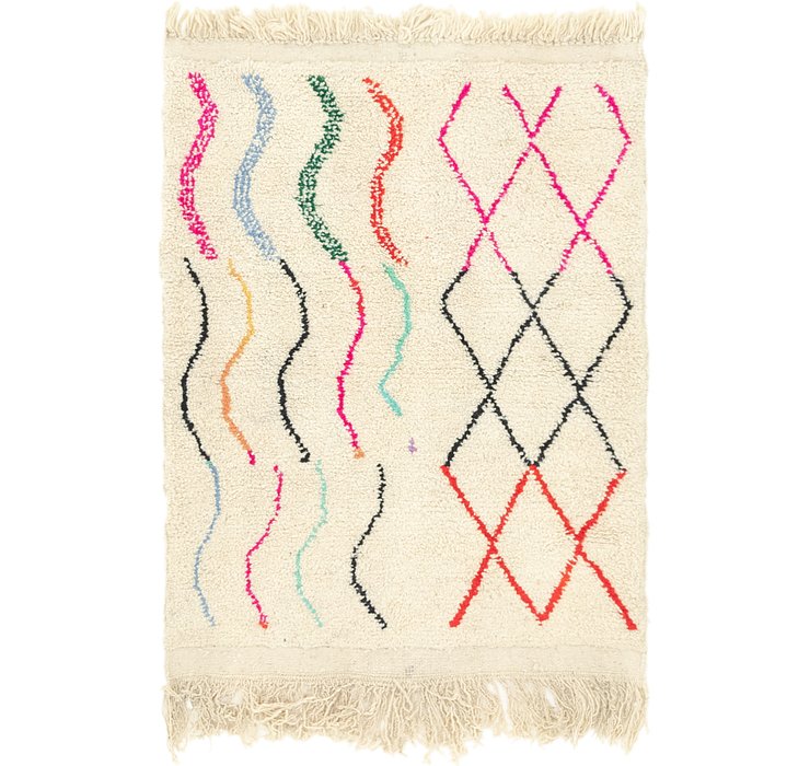 3' 5 x 4' 6 Moroccan Rug