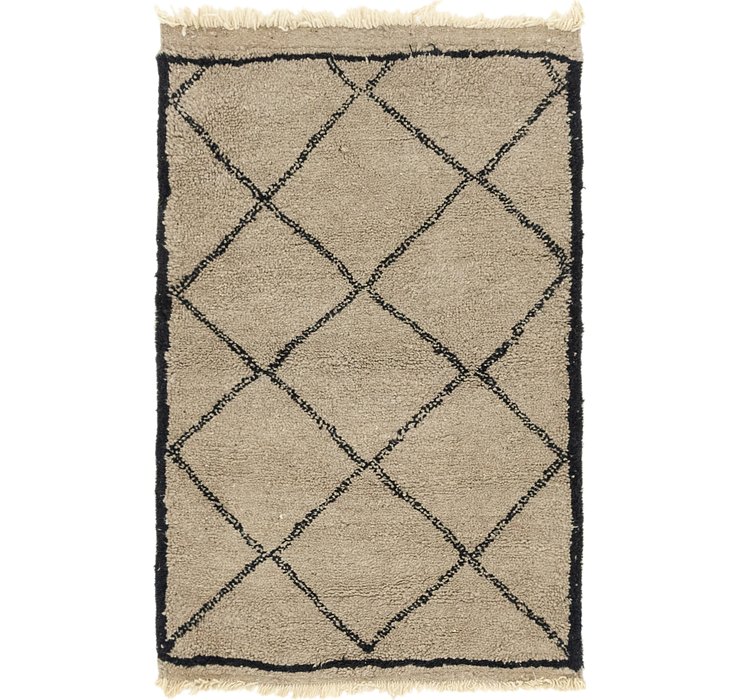 HandKnotted 3' 6 x 5' 4 Moroccan Rug