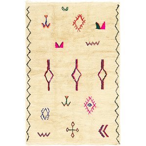 6' 4 x 9' 6 Moroccan Rug