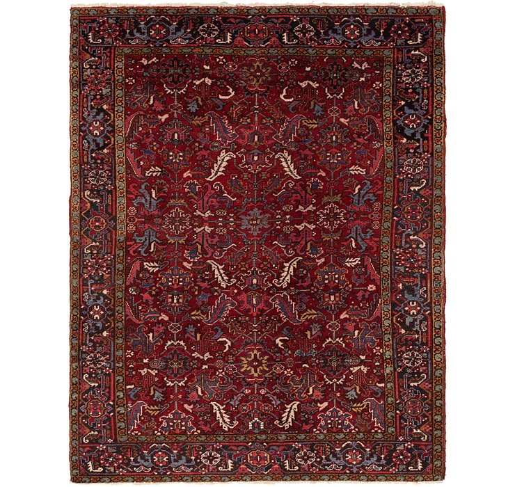 7' 3 x 9' 5 Heriz Persian Rug
