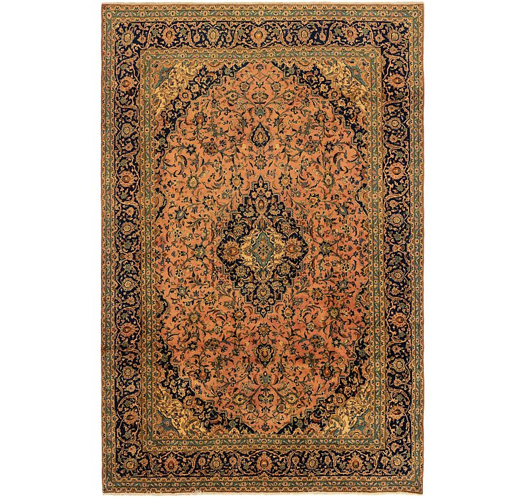 9' 8 x 14' 8 Kashan Persian Rug
