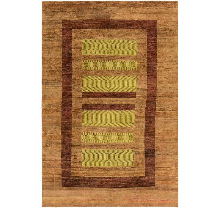 HandKnotted 6' 2 x 9' 10 Modern Ziegler Rug
