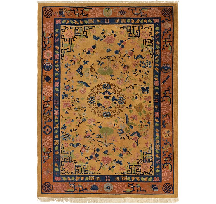 7' x 9' 9 Antique Finish Rug