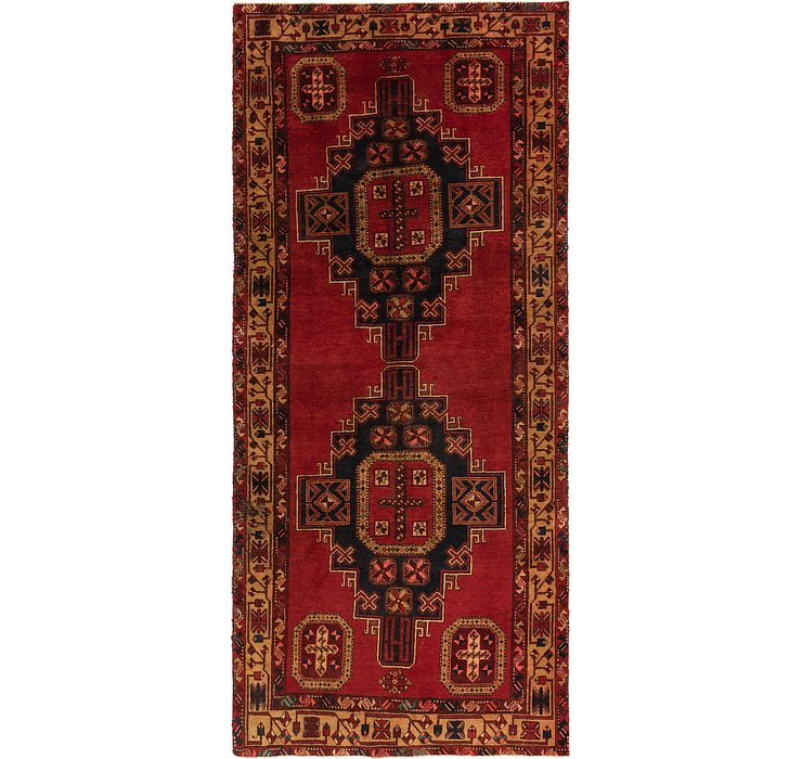 4' 10 x 10' 9 Meshkin Persian Runner ...