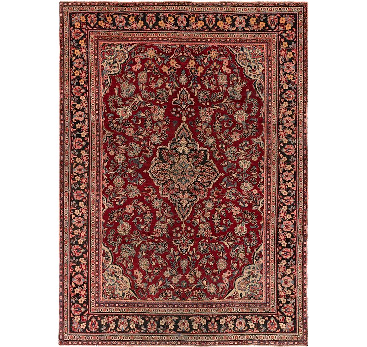 9' x 12' 7 Meshkabad Persian Rug