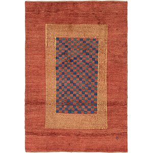 6' 5 x 9' 7 Shiraz-Gabbeh Persian Rug