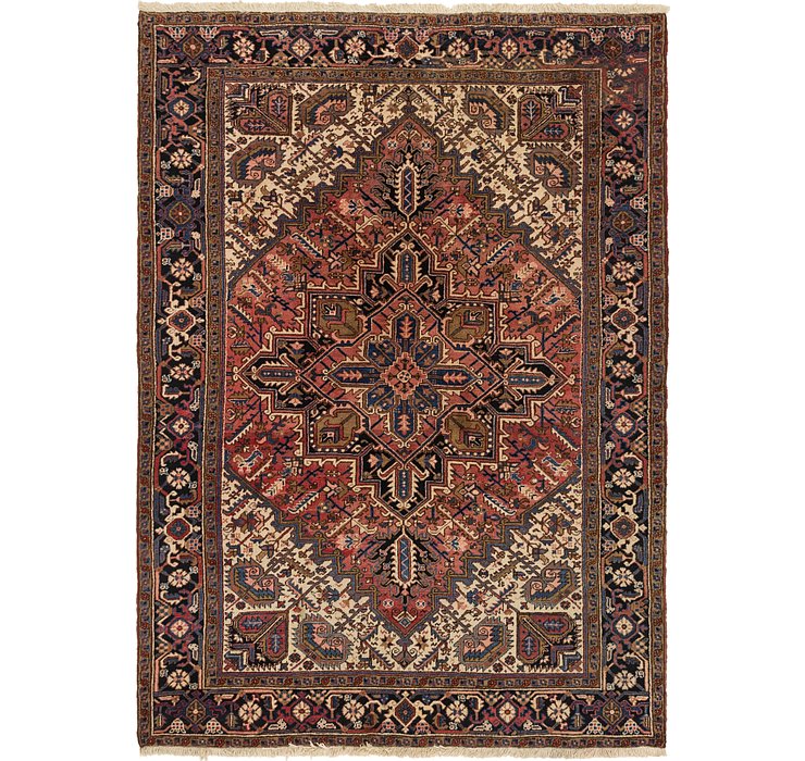 7' 8 x 10' 5 Heriz Persian Rug
