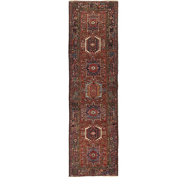 100cm x 343cm Gharajeh Persian Runner...