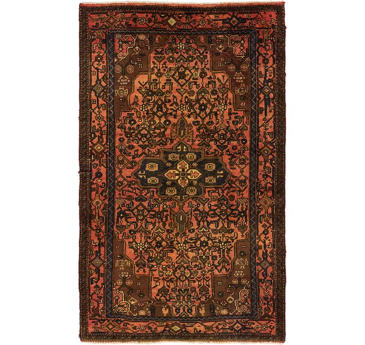 4' x 6' 9 Hossainabad Persian Rug