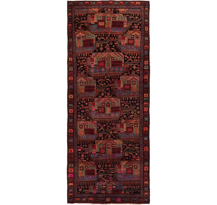 3' 10 x 9' 5 Meshkin Persian Runner ...