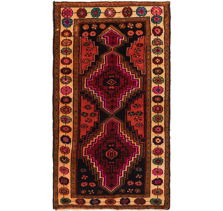 3' 8 x 6' 7 Shiraz-Lori Persian Rug