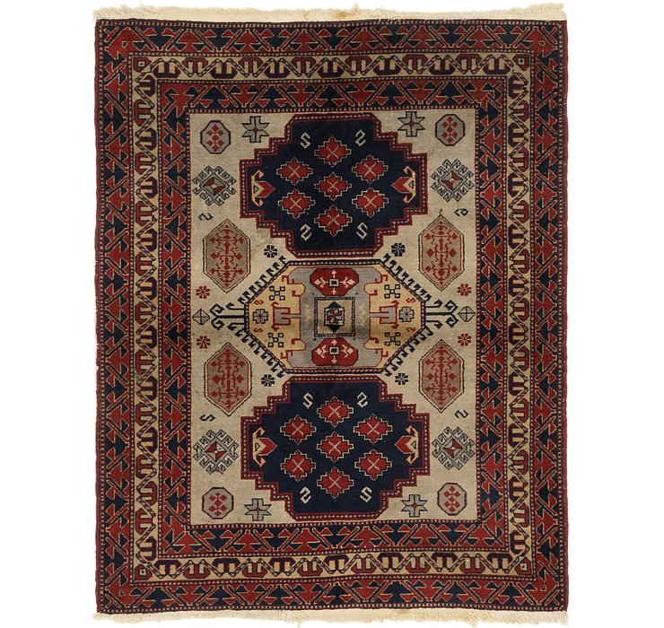 4' 4 x 5' 5 Kars Persian Square Rug