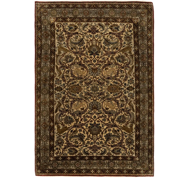 3' 6 x 5' 2 Kashmir Oriental Rug