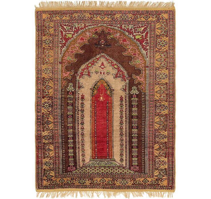 HandKnotted 4' 2 x 5' 9 Lahour Rug