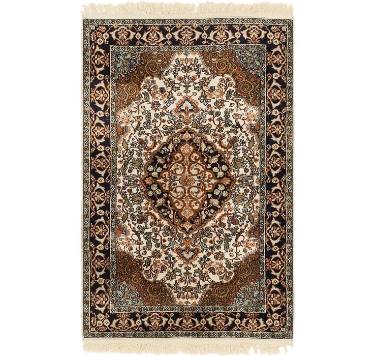 2' 7 x 4' Kashmir Oriental Rug